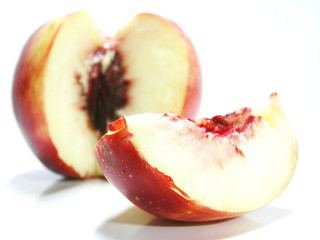 Quartier / morceau de nectarine