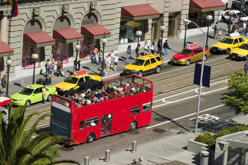 Fototapeta premium Sightseeing Bus