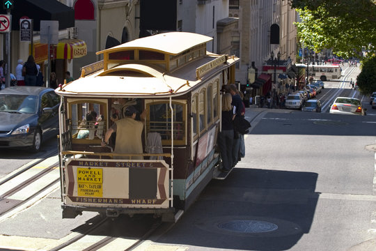Famous Cable Car in San Francisco California
