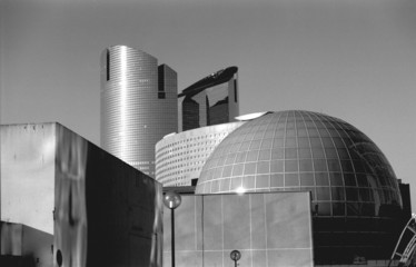Modern architecture in La Defense (Paris France)