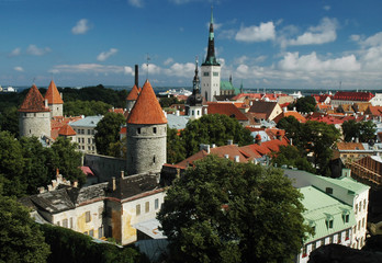 Obraz premium Historic Centre (Old Town) of Tallinn. Estonia