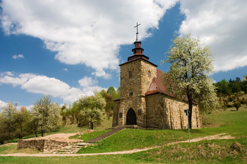 Medieval stone church