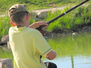 Boy fishing 2