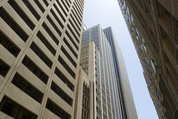 Fototapeta na wymiar Skyscrapers in Downtown San Francisco