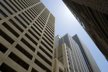 Crédence de cuisine en verre imprimé San Francisco Skyscrapers in Downtown San Francisco
