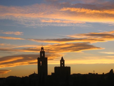 atardecer en Sant Cugat