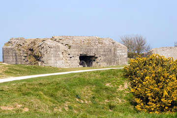 Ancient German Bunker at Point du Hoc, Normandy