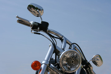 Fototapeta premium Chrome motorbike