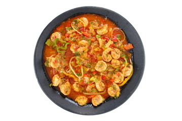 Shrimp stew (Brazilian typical food) .