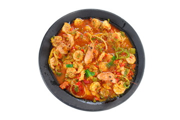 Shrimp stew (Brazilian typical food) .