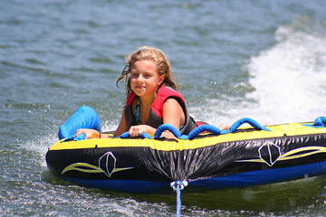 Tubing on the Lake