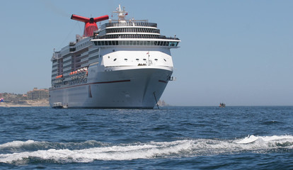 Cruise Ship at Anchor