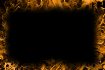 burning background