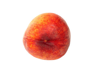 Peach 04 isolated on white with clipping path