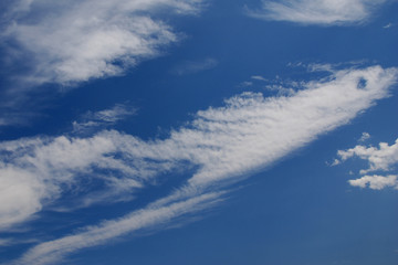 Cielo azzurro e nuvole