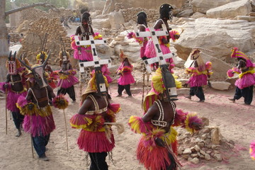 Danse des Masques au Pays Dogon (Mali)