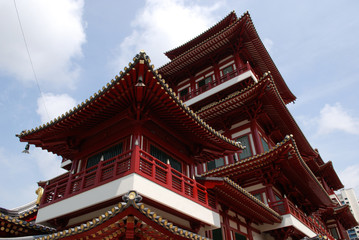Fototapeta na wymiar Tang dynasty style Chinese temple 