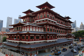 Tang dynasty style Chinese temple 