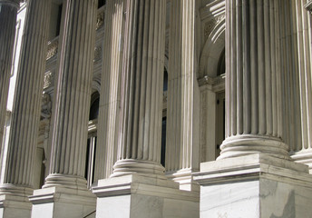 Classical columns,