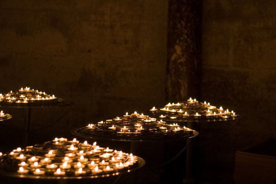 Candles at Notre Dame