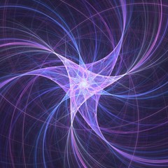Fractal abstract star light