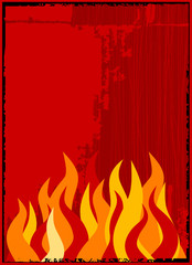 vector flame background