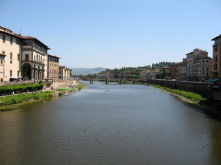 Fototapeta premium Foto dell'Arno a Firenze
