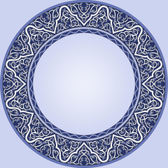 Blue plate