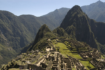 Machu Picchu. Fortress city of the ancient Incas.