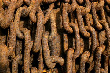 Fototapeta premium Rusty chain