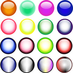 16 Vector Web Buttons