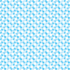 illustrated seventies square repeat