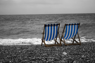Beach chairs