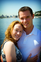 Fototapeta premium attractive couple