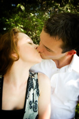Fototapeta premium Kissing Couple
