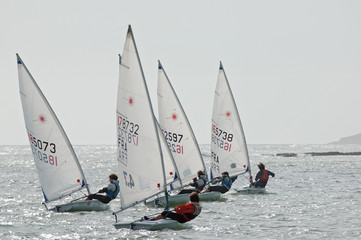 voile entraainement laser bretagne