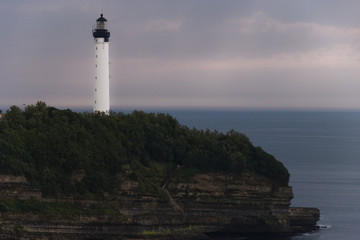 Fototapeta na wymiar Leuchtturm Biarritz