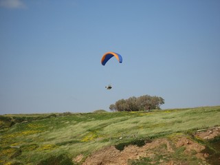 have fun in a parachute