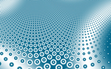 Blue circles pattern background, 