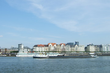 Naklejka premium Düsseldorf am Rhein