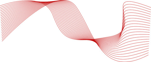 Wellen und Linien - abstrakte Form