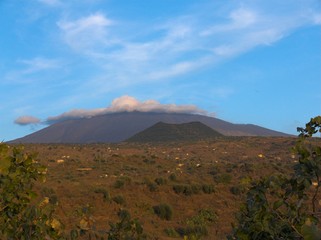 Etna nuvola lenticolare