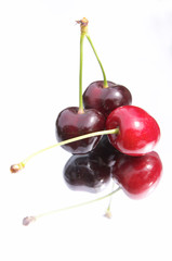 cherries on the mirror
