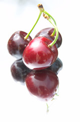 cherries on the mirror