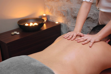 Exotic oil massage treatment.
