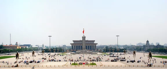 Fototapeten Panorama des Platzes des Himmlischen Friedens © Chan Mena