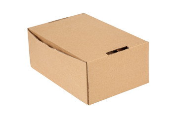 Closed cardboard box