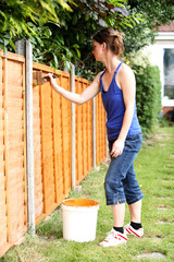 Working in the garden