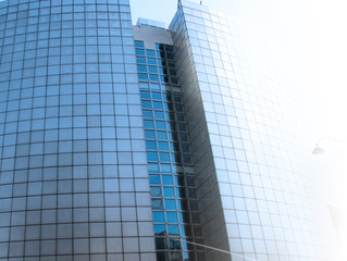 Facade immeuble en verre