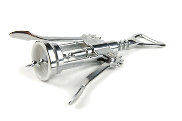Corkscrew on white